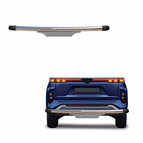 Image of Stainless Steel High Gloss Safety Rear Bumper Protector Sutaible for Maruti Suzuki Grand Vitara 2022
