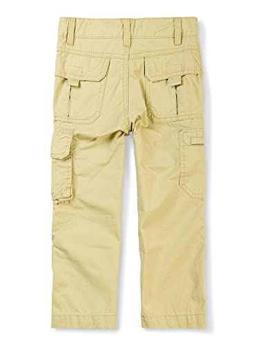 Boys Cargo Pants,Kids Youth Combat Army Camping Outdoor Camo Slacks Trousers with 6 Pocket Khaki Tag 170 CM-US 11-12 Years2