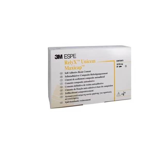3M ESPE 56833 RelyX UniCem Maxicap Self Adhesive Universal Cement A3 Opaque 20/Bx