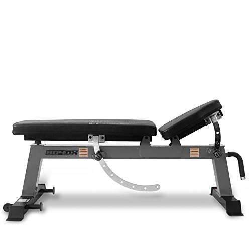 CAP Barbell Deluxe Utility Weight Bench, Gray (FM-CS804DX-GY)