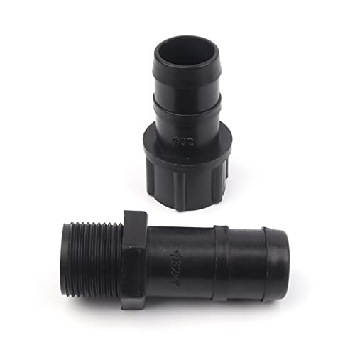 Gotero para riego agrícola con unión de tubería principal de 3/4 a 3" y conector de manguera 8