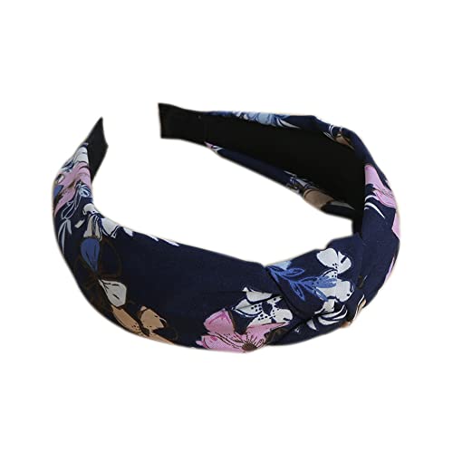 Headbands for Women's Hair Flower Printed Fabric Hair Band Elastic Knot Head band Hair Accessories for Women Girl (6HudieLan) - Image 4