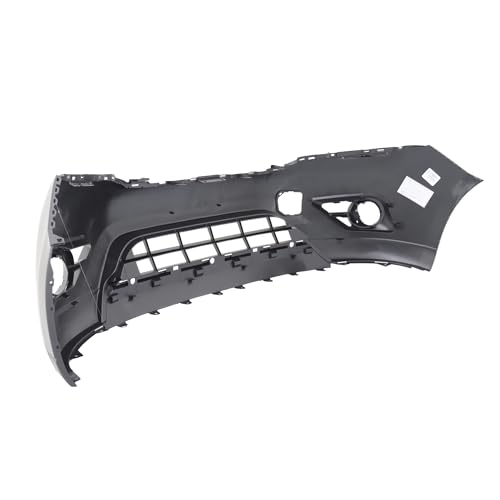 Image of FitParts Compatible with Nissan Pathfinder 2013-2016 Front Bumper Cover | Primed, With Fog Light Holes, Without Parking Sensor Holes, Hybrid, Ready to Paint, OEM 620223KA0H, NI1000288