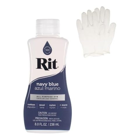 Rit Dye Navy Blue Liquid Fabric Dye Cover