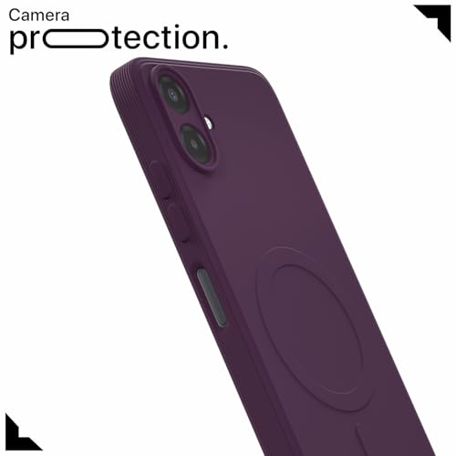 Image of Pikkme Back Cover for Samsung Galaxy F70e 5G | M07 | F07 | A07 | A07 5G Soft Matte Silicone | Slim Fit | Mag-Safe Design (Mag-Safe Not Support) Camera Protection Bumper Case (Purple)