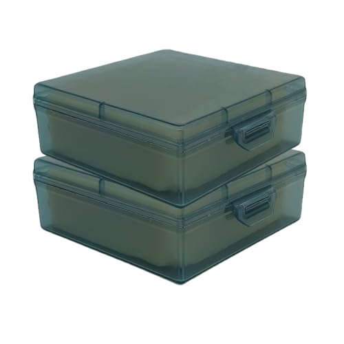Bathroom Soap Dishes for Dr. Squatch Soap Square Travel Soap Container with Lid Portable Bar Soap Holder for Shower Soap Dish Box for Traveling Camping Outdoor Elimeta (2pack Blue)