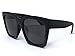 O2 Eyewear 7151 Premium Oversize XXL Women Men Mirror Fashion Sunglasses (Oversized, Matt Black)
