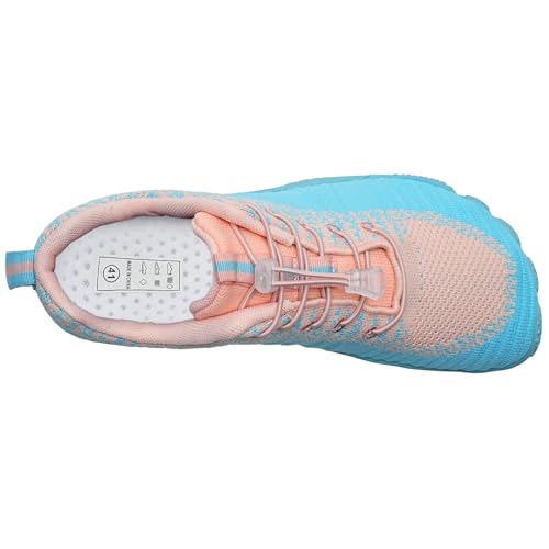 Image of WateLves Water Shoes Men Women Beach Barefoot Aqua Socks Breathable Wide Swim Outdoor Walking Anti Slip Pool Shoes for Hiking Kayaking Diving Surfing