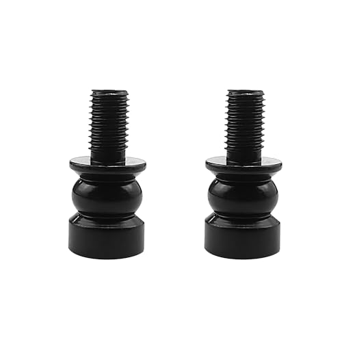 Image of ECUDIS Lamp Shade Risers Lamp Finial Extender, 2 Pack (Black, 0.5 Inch)