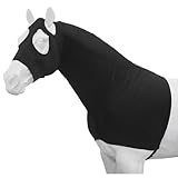 Tough1 Mane Stay Spandex Hood with Full Zipper - Black - Large