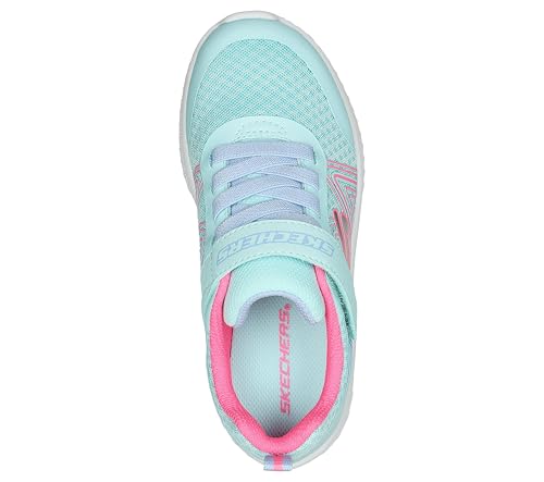 Image of Skechers Girls' Microspec Swirl Sweet | Casual, Lightweight, Machine Washable, Cushioned Insole