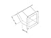HAMMOND 1487D4PSS 45 Degree Elbow, 14874PSS Series