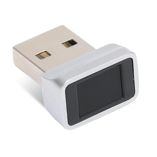 Preisvergleich Produktbild USB Fingerabdruckleser, 360 Grad Erkennung, 10 Fingerabdrücke, Selbstlernender Algorithmus, Computer, USB Fingerabdruck Logger, 0,5 Sekunden Schnelle Anmeldung für PC Laptops