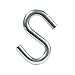 Hampton Small Zinc-Plated Silver Steel 2 in. L S-Hook 150 lb. 1 pk