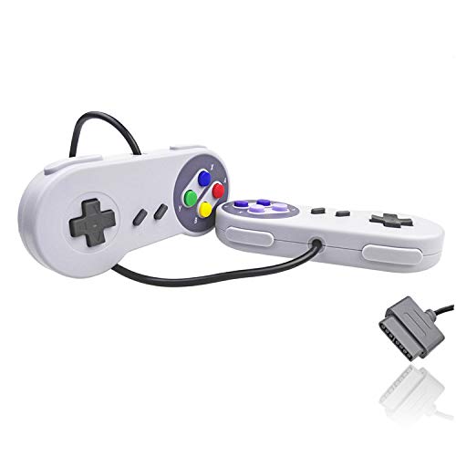 image for Kinyanco 2-Pack Replacement SNES Controller Super Controllers, Game Co