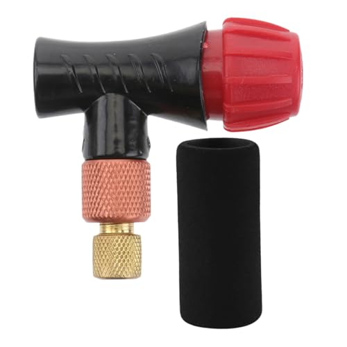 Mikinona Co2 Inflator with Comfortable Sponge Cover Protective Sleeve for Bike Tire Inflation Versatile