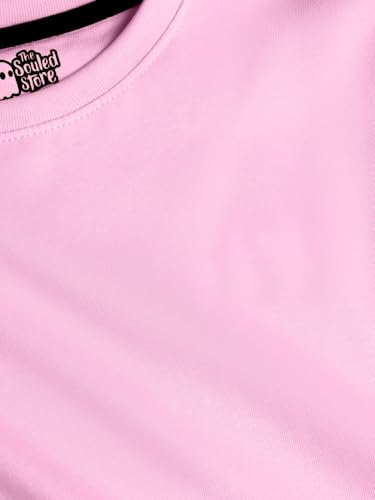 Image of The Souled Store Solid: Cotton Round Neck Half Sleeves Regular Fit Lightweight Comfortable Summer Tee for Kids 2-8 Years Girls T-Shirt