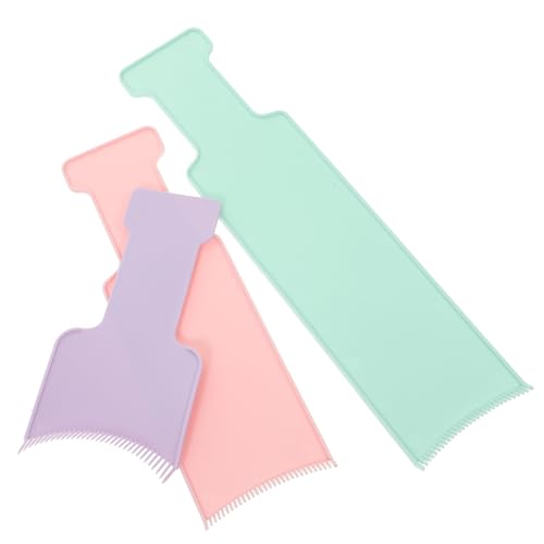 iplusmile 3 piezas Tablero para Teñir y Resaltar Cabello Pzs Profesional con Cepillos para Aplicar Tinte y Paleta para Mechas Casa y Salón Fácil Uso y Distribución Uniforme de Color