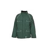 Der Parka Canvas 320 von Planam besteht aus Cordura, einem extrem reiß- und abriebfesten Gewebe, das für zusätzlichen Schutz mit dem Original-Teflon beschichtet ist; Spezifikationen: Farbe: Grün und Größe: 56