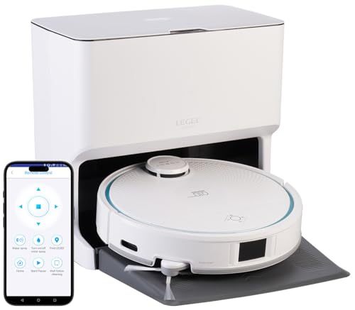 Sichler Exclusive Saugroboter mit Station: HOBOT LEGEE-Q10 Pro Multiroom-Wisch- & Saugroboter,...