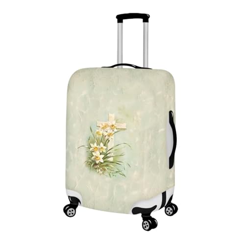 Luggage Covers For Suitcase Suitcase Cover Protector Fit 25-28 Inch Cute Luggage Cover Set Print Luggage Covers for Suitcase Devotional Religious Design