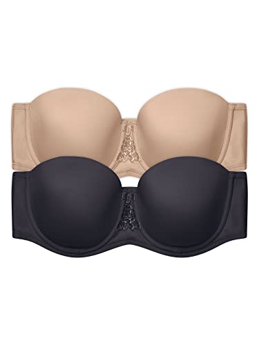 Vanity Fair Women's Beauty Back Smoothing Strapless Bra (34B - 44DD)