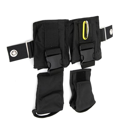 Compacts Techs ダイブバッグ 8ポンド スキューバダイビング ウェイトフィラーポーチ ウェイトベルトポケット クイックリリースバックル付き Compacts Dives