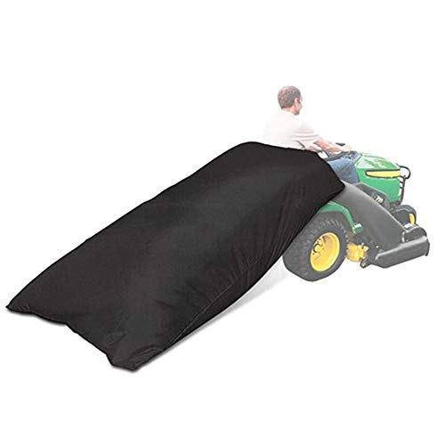 Bolsa de Hojas para Tractor de Césped, 96.1 X 55.9 Pulgadas, Resistente a la Intemperie, Bolsa de Hojas para Cortacésped de Tela Oxford 210D, Herramienta Recolector de Hojas