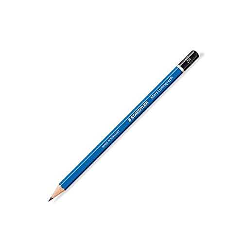 Staedtler Mars Lumograph Crayons à papier 2H pour dessin technique et artistique Boîte en carton avec 12 crayons 2H assortis 100 2H VE - vue 4