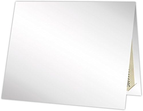 LUXPaper 9.5 x 12 Certificate Holders, White Gloss, 100 pack