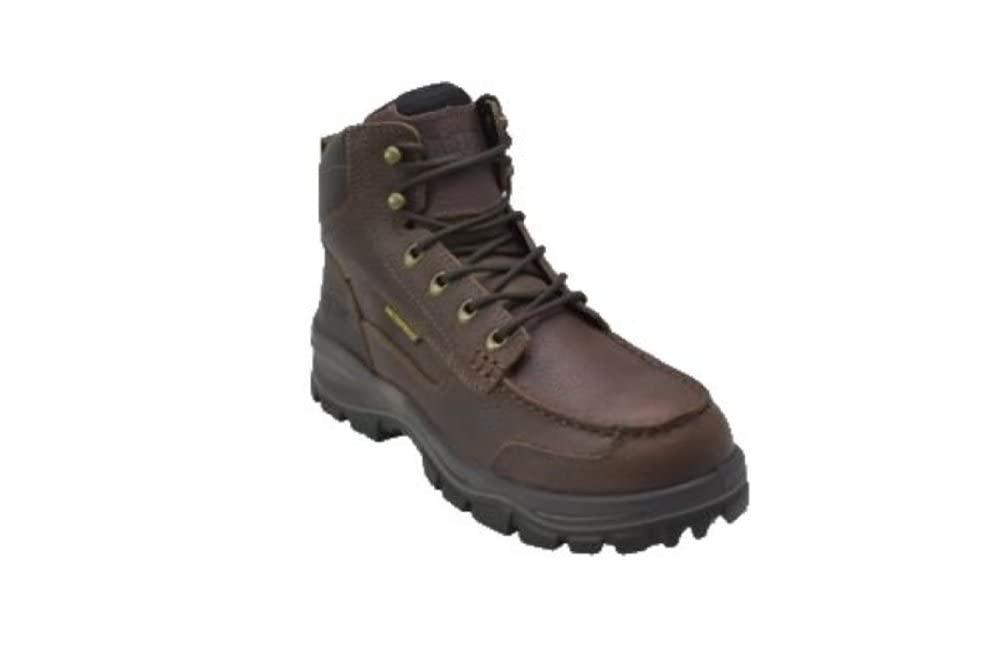 AdtecMen's 6" Tumbled Leather Moc Soft Toe Waterproof Work Boots