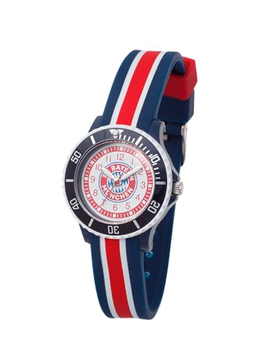 FC Bayern Munich I Montre-Bracelet I Enfants I Rouge/Blanc