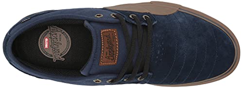 Image of Globe Men's Traditional Vulcanized Skate Shoe, Midnight /Gum, 5