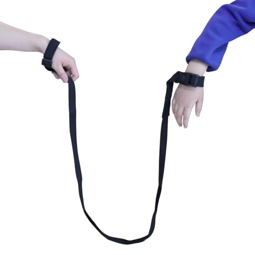 Escape Proof Wrist Leash Walking Harness for Older Children with Adjustable Tether Adult Sized Lockable Coiled Wrist Link with Cuff for Autism Special Needs ADHD - Image 3
