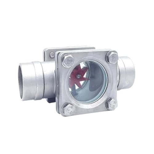 Indicador de flujo DN25 PN16 de acero al carbono con visor de aceite cuadrado 3