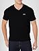 Lacoste Mens Short Sleeve V-Neck Pima Cotton Jersey T-Shirt T Shirt, Black, 3X-Large US