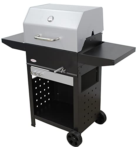 Barbacoa De Exterior De Carbón Fuego Regulable En Altura Montoro - Imor En Oferta Imor - Barbacoa Y Fumador De Jardín De Carbón Montoro