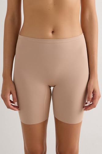 Woman's Raw Edge Seamless Cotton Shorts2