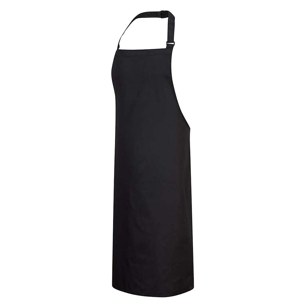 Portwest Delantal De Polialgodón Con Peto, Color: Negro, S841BKR OEKO-TEX STANDARD 100