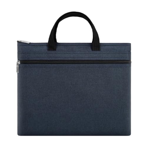 Sac à documents portable étanche de grande capacité avec fermeture pour conférence
