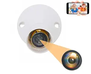 Safety Net SAFETYNET Spy Camera 4K Spy WiFi Holder Camera HD Mini 1080p HD Audio Video Recording Watch Live 24 Hours Small Surveillance Security Camera