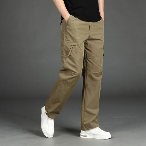 Cargo Pants for Men Big and Tall Straight Leg Outdoor Hiking Sports Trouser Baggy Jogger Sweatpant with Multi Pockets2