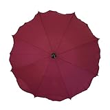 Le parapluie protège parfaitement l’enfant contre le rayonnement UV nocif. En vue d’atteindre la plus haute l'efficacité possible, le matériau a été couvert d’un filtre UV 50+. Un facteur élevé de protection solaire 50+ bloque de manière efficace 98 % des rayons UV nocifs. Le parapluie protège également contre la pluie, le vent et les regards curieux.