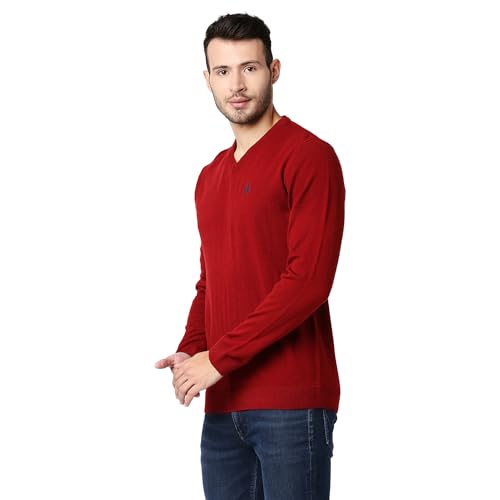 Image of Pepe Jeans Men's Acrylic Blend Classic V-Neck Sweater