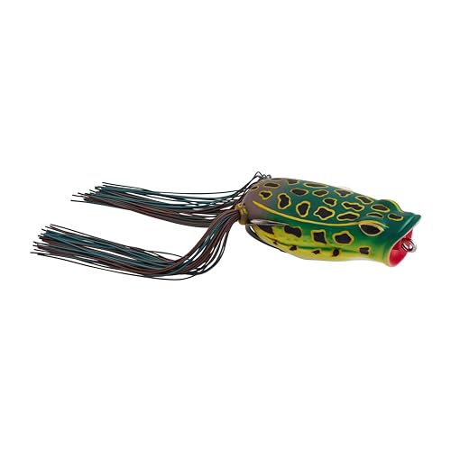 Berkley Swamp Lord Popping Hollow Body Frog Fishing Lure, Spring Frog, 61mm, Soft Body for Improved Hook-Up Ratio, Sealed to Prevent Water Intrusion, Equipped with Sharp Fusion19 Hooks
