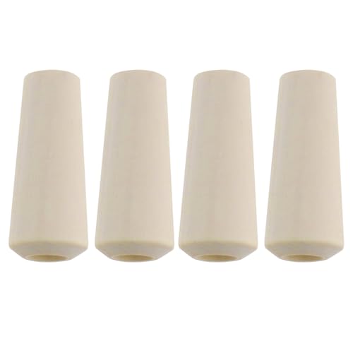 Create idea 4 pomos de cuerda de madera veneciana para persianas de madera, extremos de cable ciego adecuados para reparación de persianas romanas, persianas de aluminio, ventiladores de techo, 21 x