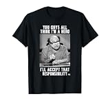 It's Always Sunny Frank the Hero Black and White Photo TV T-Shirt