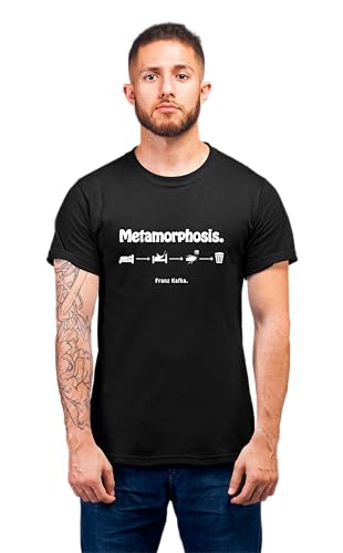 Image of Metamorphosis by Franz Kafka Minimalistic Design Premium 180 GSM 100% Cotton T-Shirt Ultra-Soft, Breathable & Durable Fabric