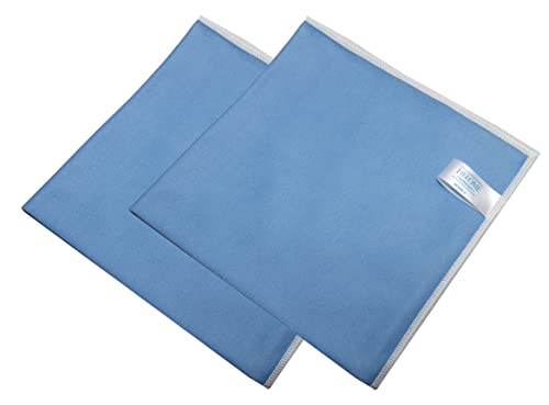 HELOME 2X Glastuch aus Microfaser für Nass- und Trockenreinigung von glatten Oberflächen. Fenstertuch für Glas, Scheiben und Spiegel für fussel- und streifenfreie Oberflächen. Hohe Schmutzaufnahme Cover