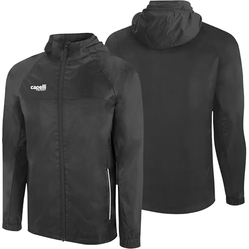 Capelli Sport Boys' All Weather Jacket, Youth Basics Activewear Gym Coat with Hood Girls